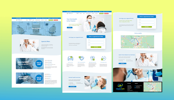 Cover image for Dental Practice Website Design & Wordpress Development