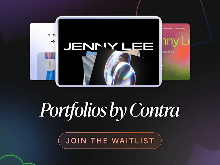 Cover image for Portfolios by Contra Waitlist