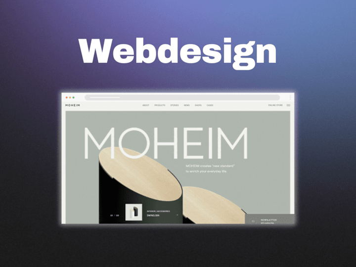 Cover image for modern webdesign or redesign for your Buisness 