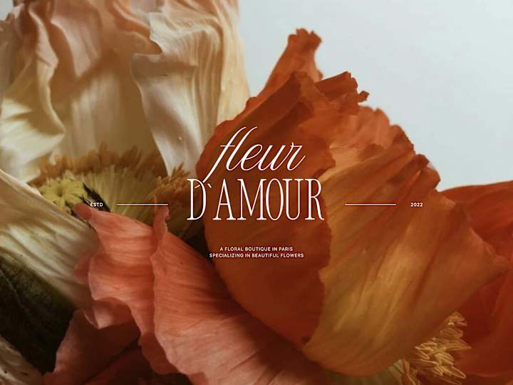 Cover image for Fleur D`amour. Brand іdentity