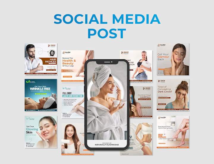 Cover image for SOCIAL MEDIA POST - DERMATOLOGIST on Behance