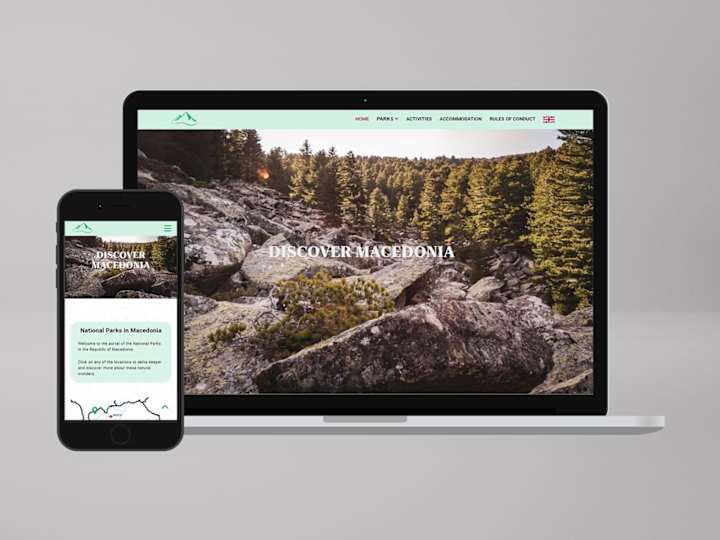 Cover image for NATIONAL PARKS MACEDONIA | WEB DESIGN & DEVELOPMENT
