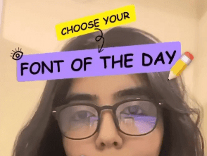 Cover image for AR filter “Font of the Day”  🎨 