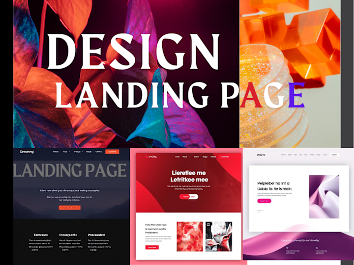Cover image for Create high converting landing page design for lead generation
