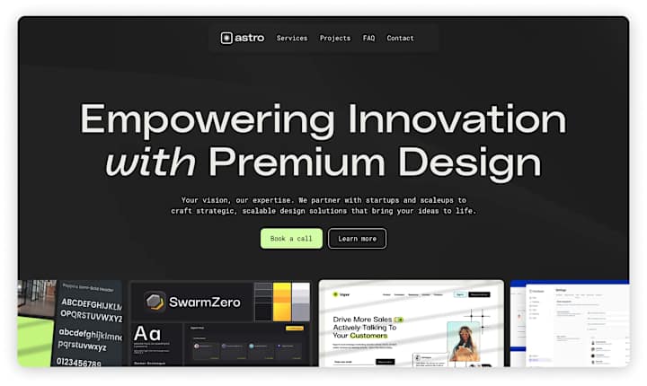 Cover image for Bold Web Experience for Product Design Studio