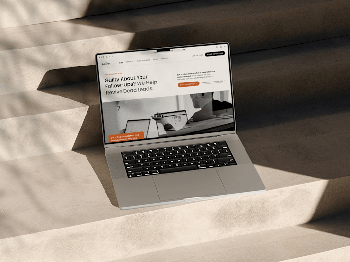 Cover image for Minimalistic Website and Brand Logo Design for We Do Follow-Up