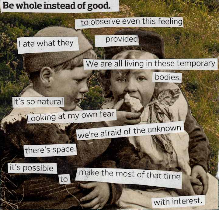 Cover image for Collage Cut-Up Poems: Bodies