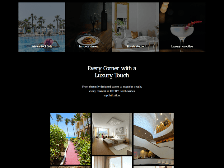 Cover image for Hotel website 