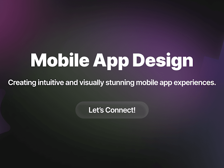 Cover image for Mobile App Design