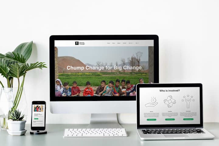 Cover image for Chump Change Movement - UI/UX Design