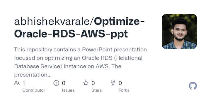 Cover image for abhishekvarale/Optimize-Oracle-RDS-AWS-ppt