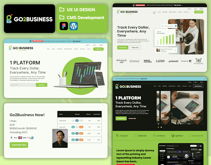 Cover image for Go2 Business IT Consultant Website Design & Development