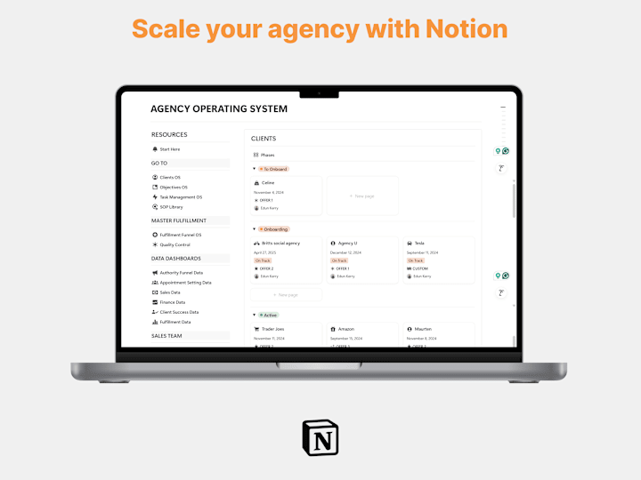 Cover image for Notion business system design and automation
