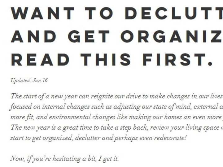 Cover image for Want to Declutter and Get Organized? Read This First.