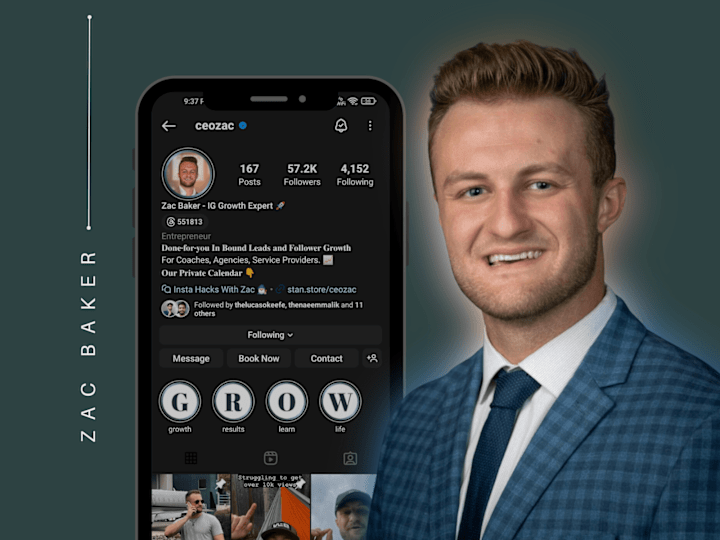 Cover image for Zac Baker • Content Creation