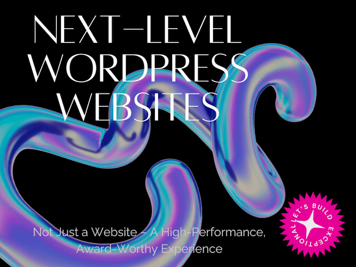 Cover image for Custom WordPress Website | Modern, Responsive & SEO-Optimized