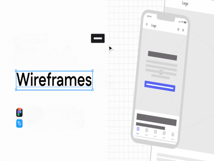 Cover image for Mobile App Wireframes for UI/UX Concept