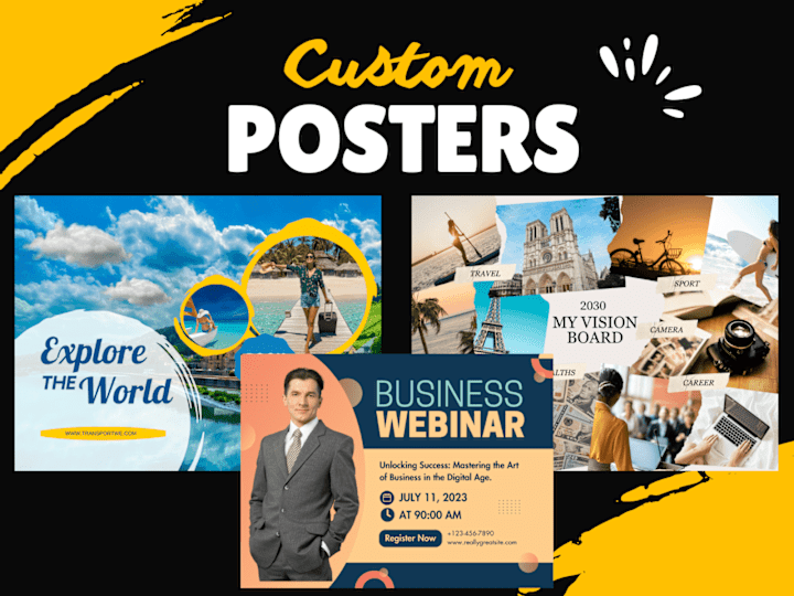 Cover image for I will design professional flyers and posters within a day