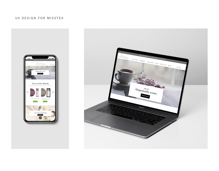 Cover image for MissTea –  E-commerce Revamp