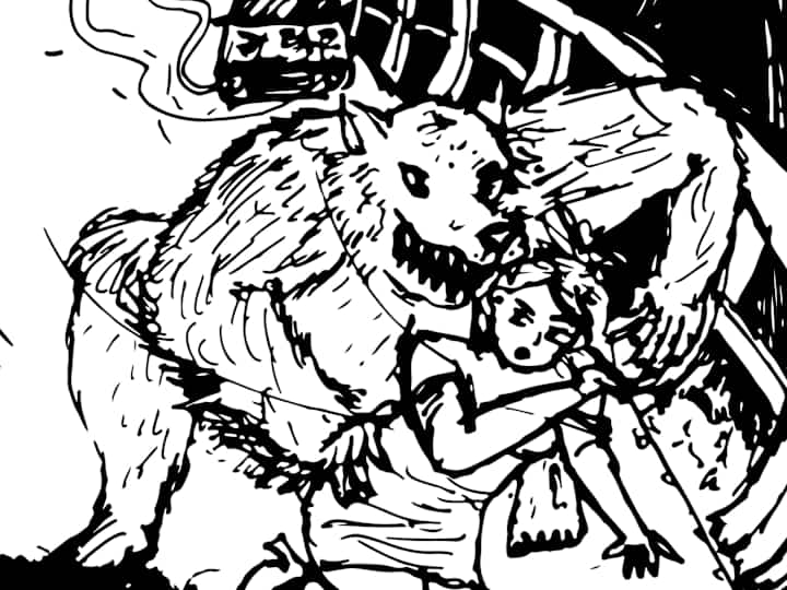 Cover image for Monster Metal T-Shirt Illustration