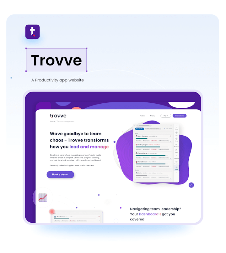 Cover image for Streamlined Website Design for Trovve