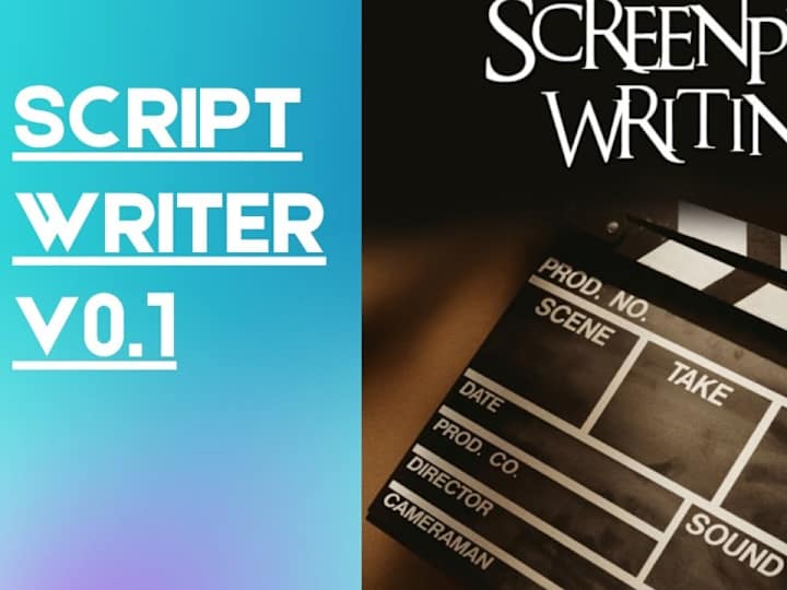 Cover image for SCRIPT WRITER v0.1 2021 DEVELOPED BY MR