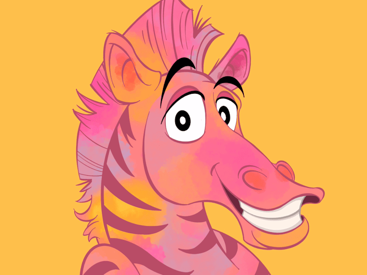 Cover image for Animated BLiP: Rainbow Zebra