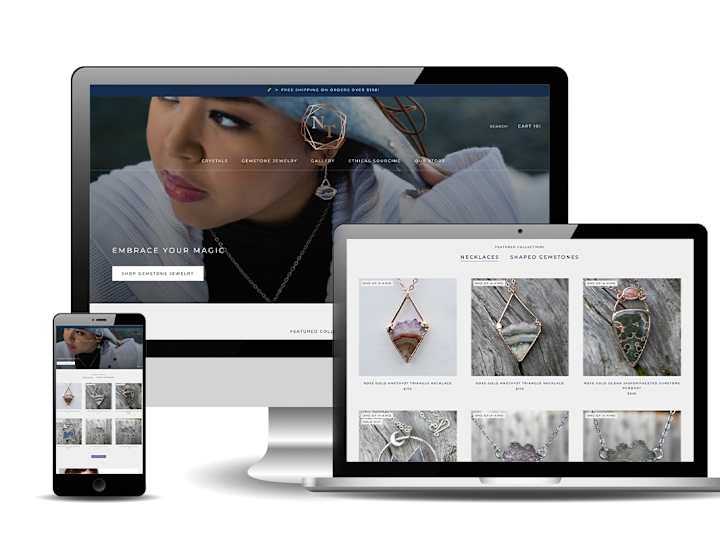 Cover image for Shopify Design for Jewelry Brand
