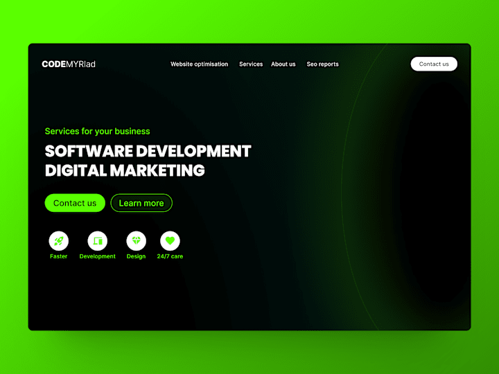 Cover image for I'll craft modern and intuitive interfaces for your website