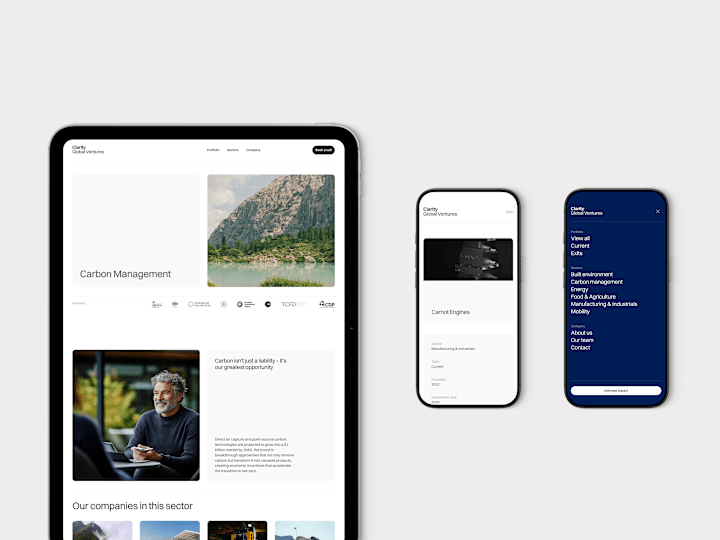 Cover image for Clarity Ventures Framer Website