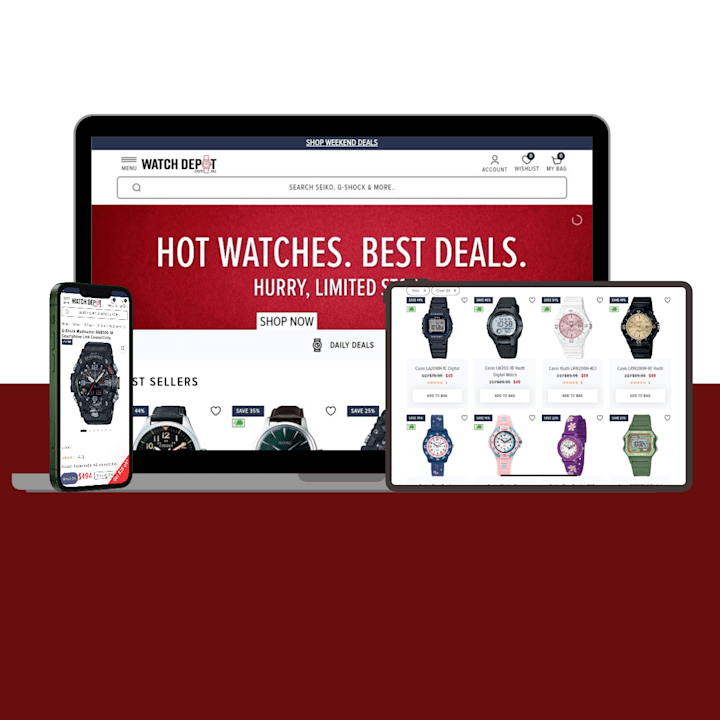 Cover image for WatchDepot UI/UX Redesign