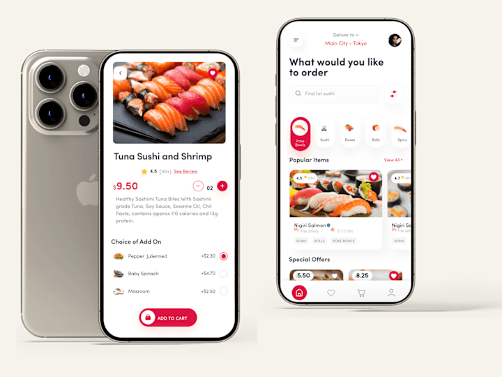 Cover image for Sushi Sho Restaurant App UX/UI Case Study