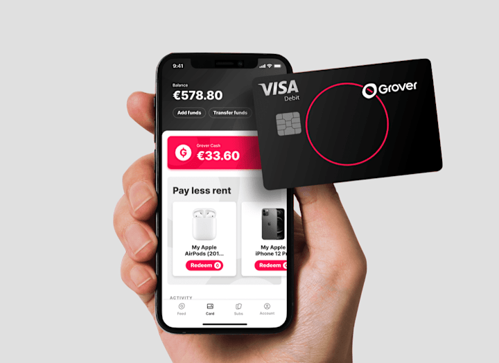 Cover image for Grover Card  |  Fintech App