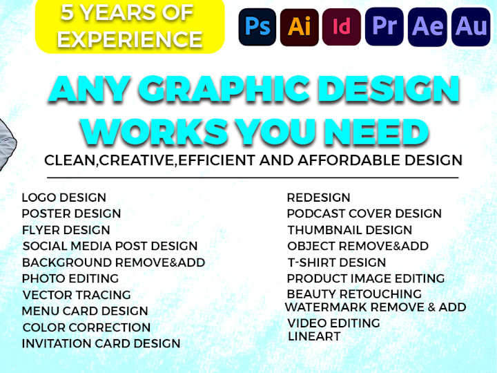Cover image for I will do any photoshop editing job within 3 hours