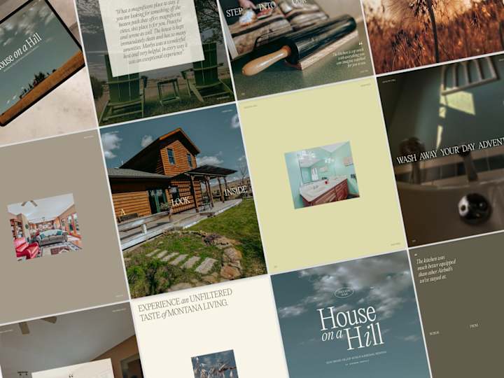 Cover image for House on a Hill, a Vacation Rental Website