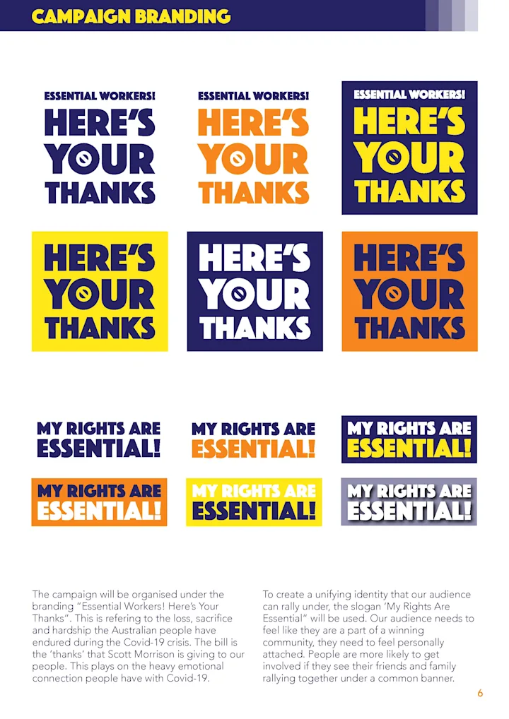 Cover image for Social Media Campaign for the Victorian Trade Union