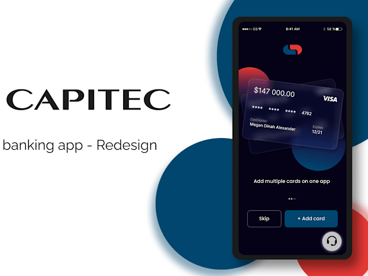 Cover image for Capitec mobile app redesign