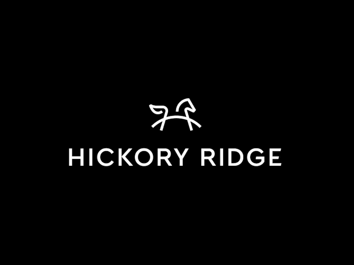 Cover image for Hickory Ridge - elegant H horse logo