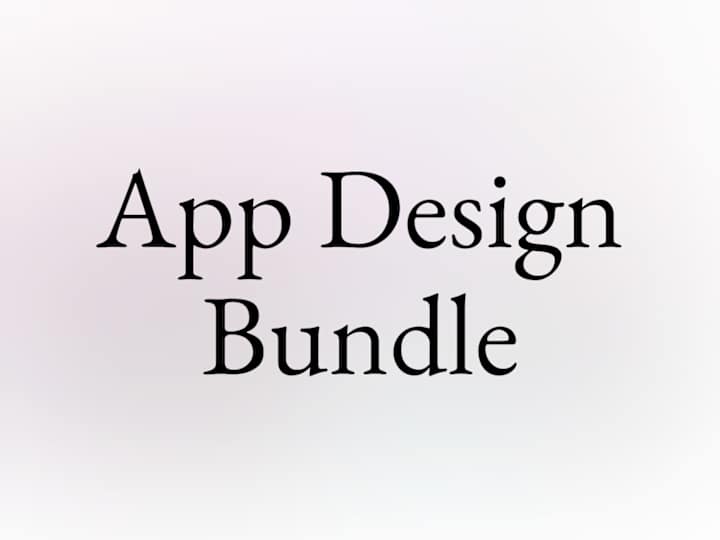 Cover image for App Design Bundle