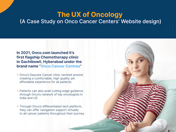 Cover image for UX of Oncology: Onco Cancer Centres' website design process