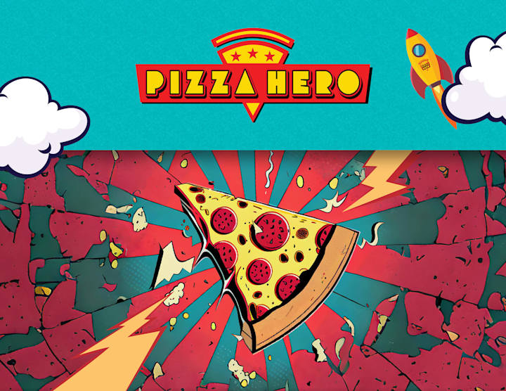 Cover image for Brand Identity for Pizza Hero