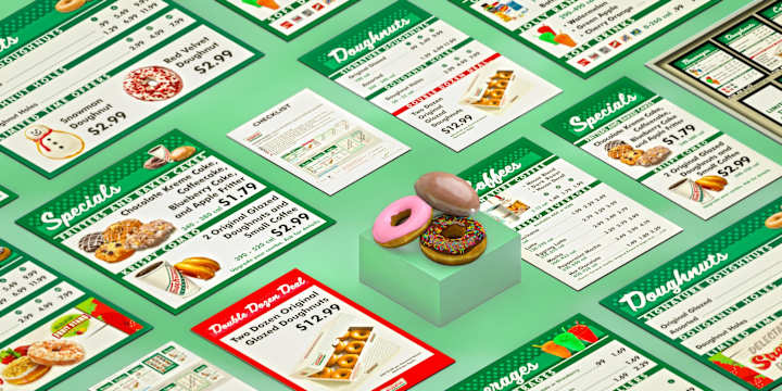 Cover image for Krispy Kreme Menu Signage