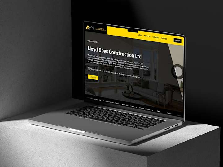 Cover image for Construction Website: Framer Design