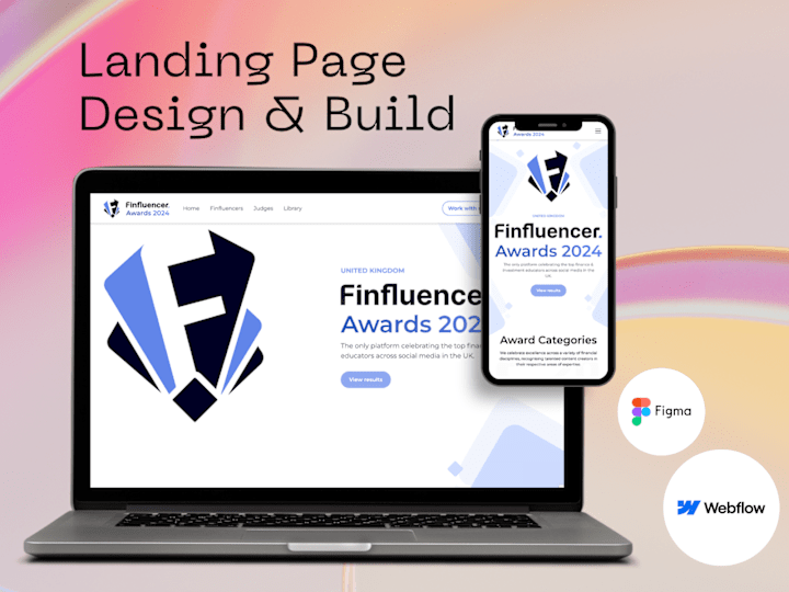 Cover image for Landing Page Design + Webflow Build