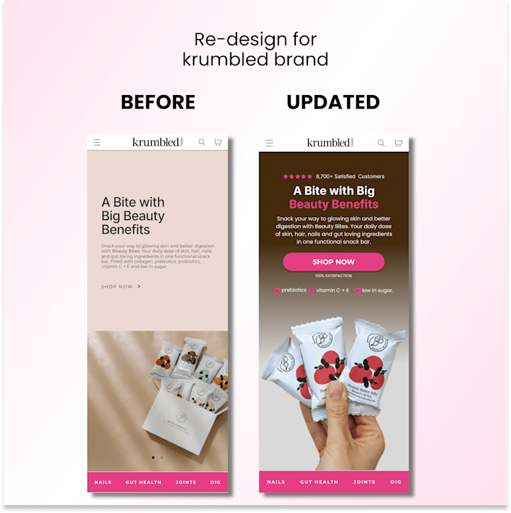 Cover image for Page Re-design