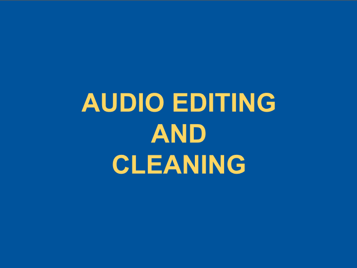 Cover image for I'll be your voice over editor, for podcasts, audiobooks, etc.