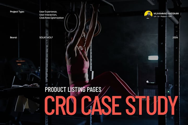 Cover image for CRO Case Study - Product Listing Page - SQUATWOLF