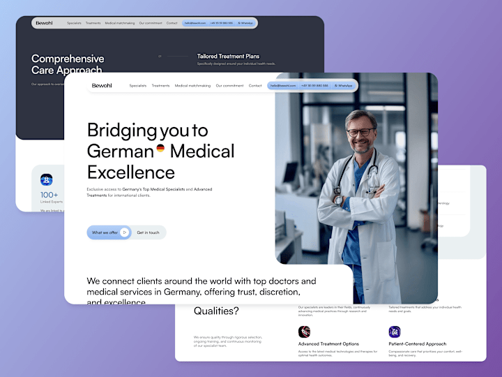 Cover image for Bewohl Medical Website Design and Framer Development