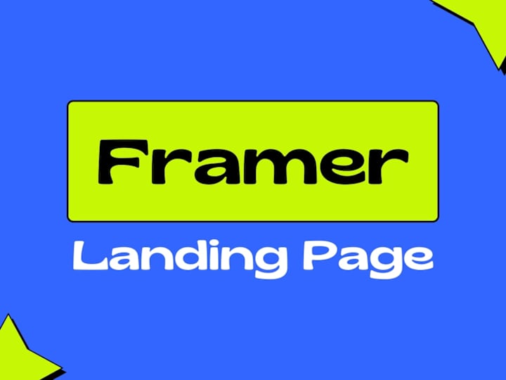 Cover image for Design & Develop a High-Converting Framer Landing Page