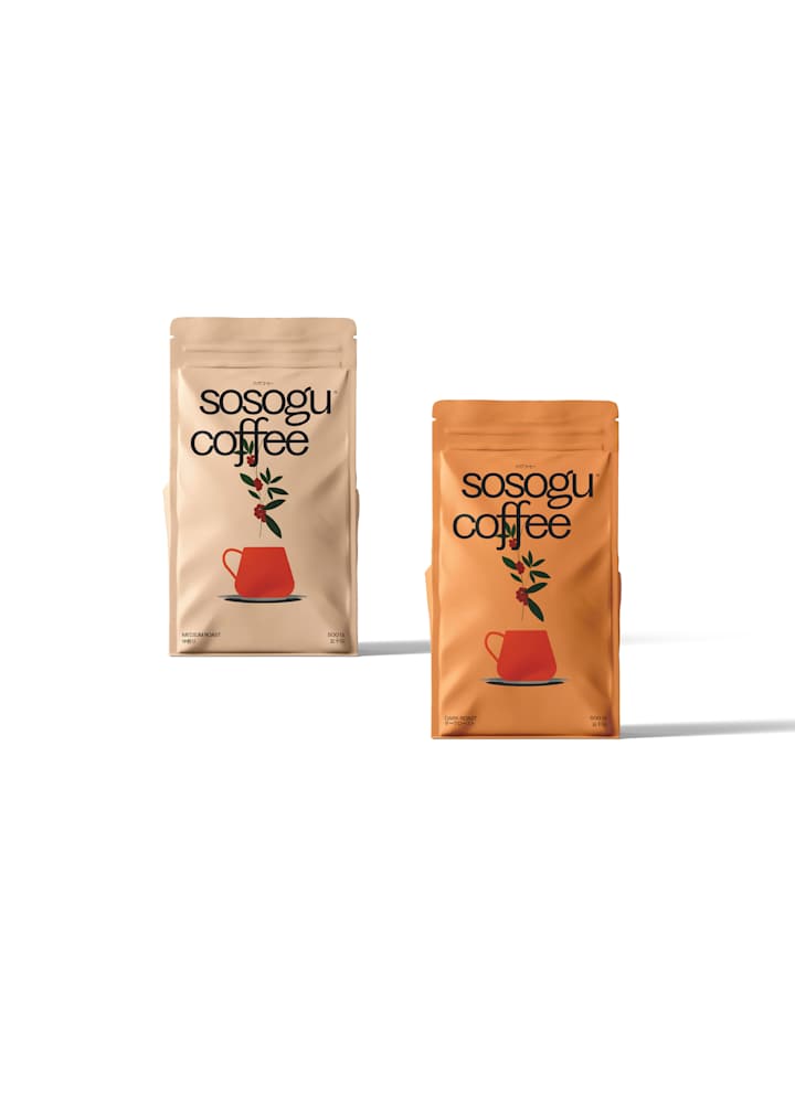 Cover image for Sosoguソソグ Coffee™ Logo & Visual Design